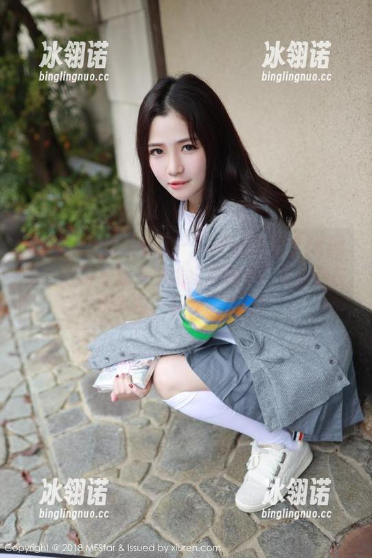 MFStar模范学院 - SiByl李思宁JK图集：这得下载多少才忍心放手？每张都在告诉你，青春真美好！