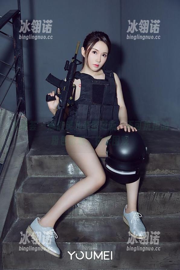 尤蜜荟-娜依灵儿 尤蜜荟 - 娜依灵儿美图更新,不可抗拒的粉色诱惑,快来围观